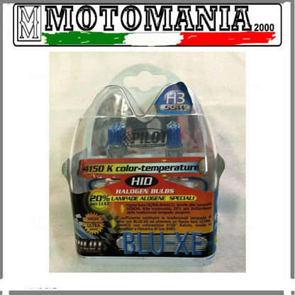 CP LAMPADE H3 55W PILOT ALOGENA BLU  PER MOTO SCOOTER 12V55W