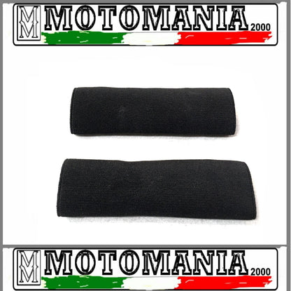 COPRIMANOPOLE PER MOTO E SCOOTER UNIVERSALI NERE ELASTICHE DI TELA