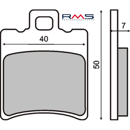 PASTIGLIE FRENO ORGANICHE APRILIA/PIAGGIO/HONDA/YAMAHA/PEUGEOT/BENELLI/GILERA  *
