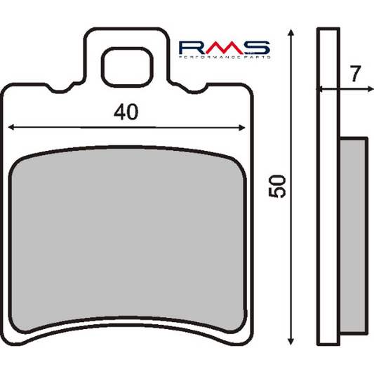PASTIGLIE FRENO ORGANICHE APRILIA/PIAGGIO/HONDA/YAMAHA/PEUGEOT/BENELLI/GILERA  *