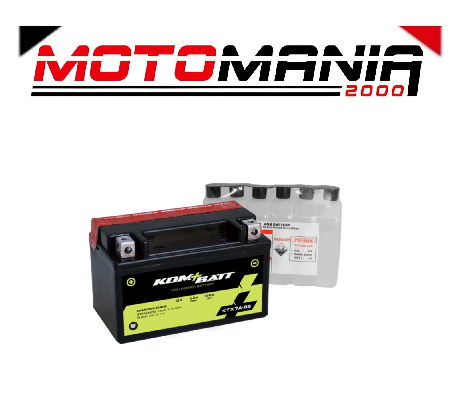 BATTERIA KOMBATT KTX7A-BS