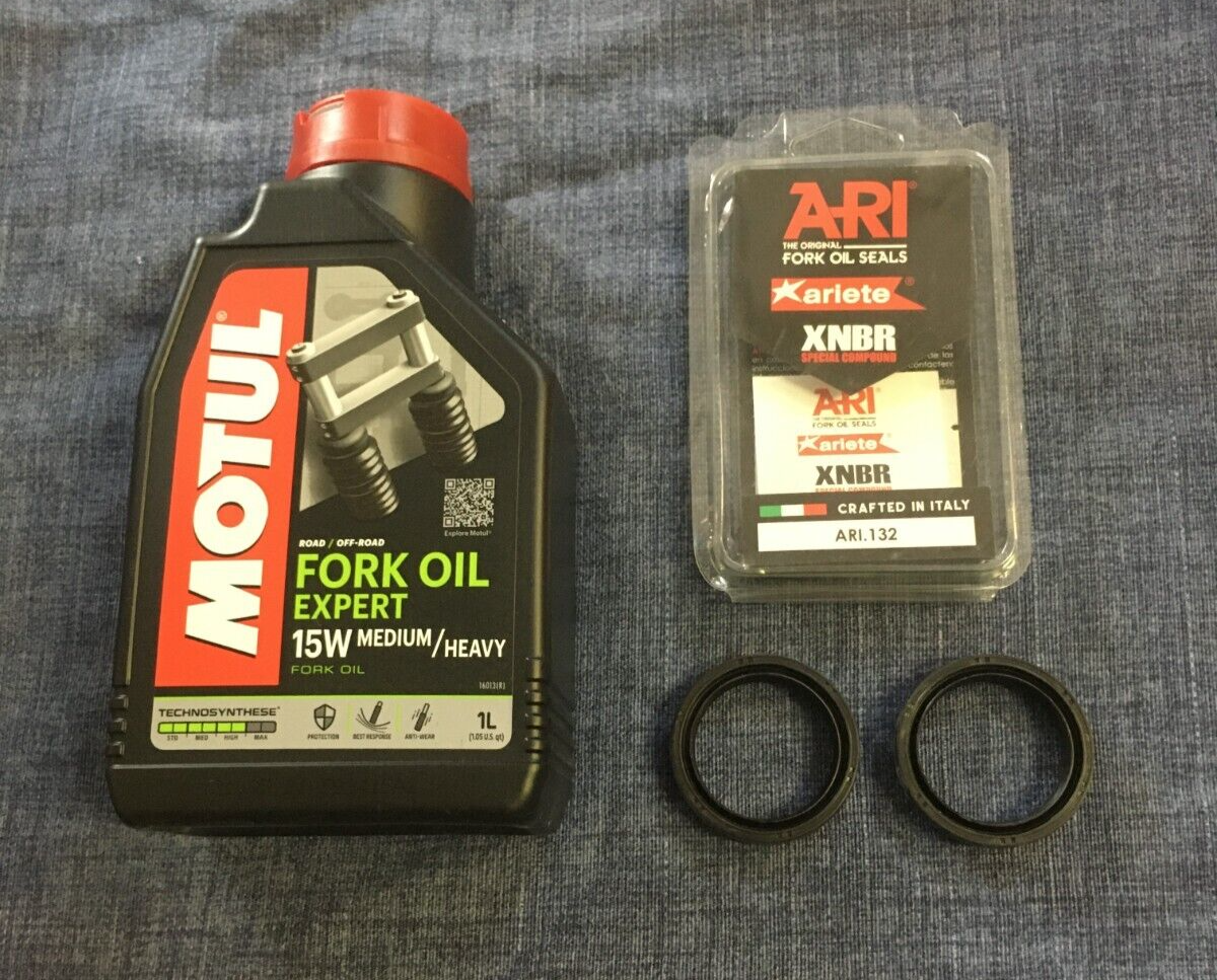 MOTUL 41X53X11 YAMAHA YZF R6 600 YEAR 06-07 15W FORK OIL + OIL KIT