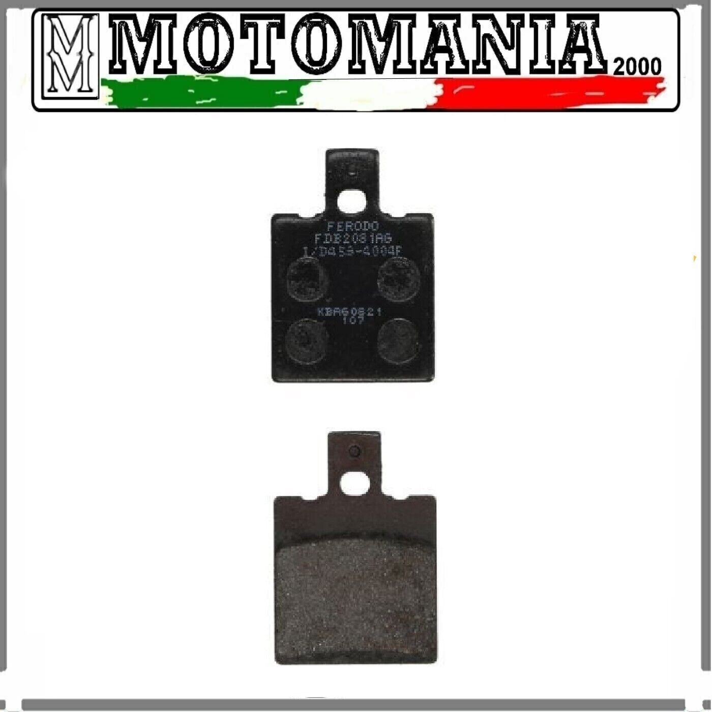 *FDB2081AG CP BRAKE PADS APRILIA MALAGUTI BENELLI BETA