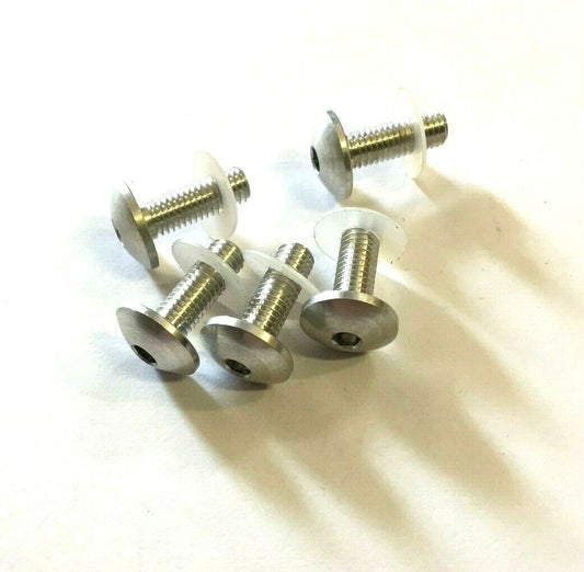 KIT 5 VITE PER CUPOLINO YAMAHA R1 98-04 VALTER MOTO ARGENTO ERGAL