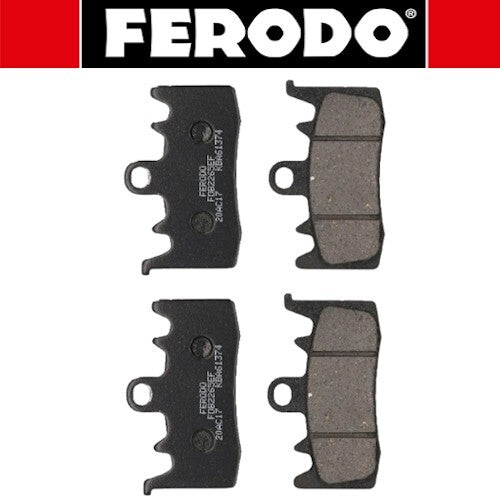 2 COPPIE PASTIGLIE FRENO ANTERIORE FERODO  PER KYMCO AK 550 DAL 2017 AL 2020  *