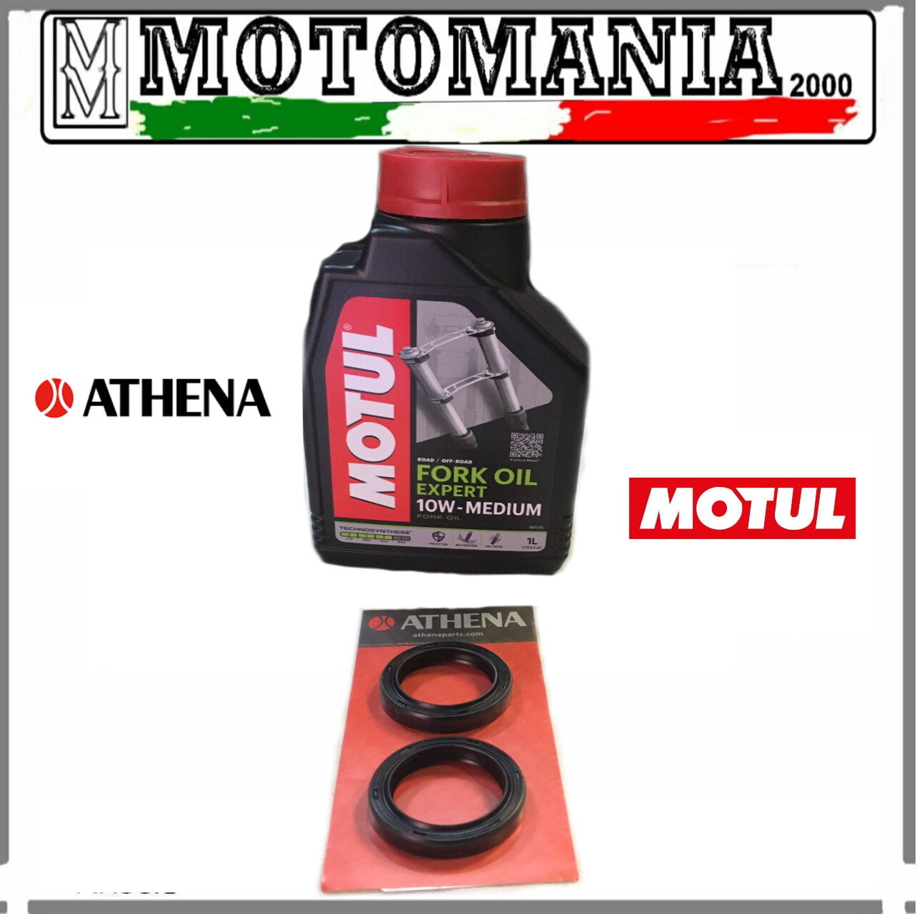 KIT PARAOLI E OLIO FORCELLA 10W MOTUL MOTO GUZZI LE MANS I II III 850 ANNO 80-85