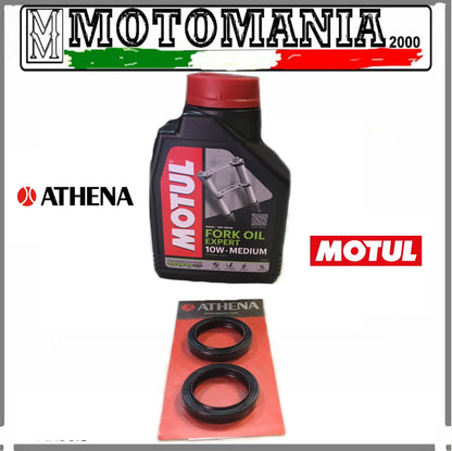 KIT PARAOLI E OLIO FORCELLA 10W MOTUL MOTO GUZZI LE MANS I II III 850 ANNO 80-85
