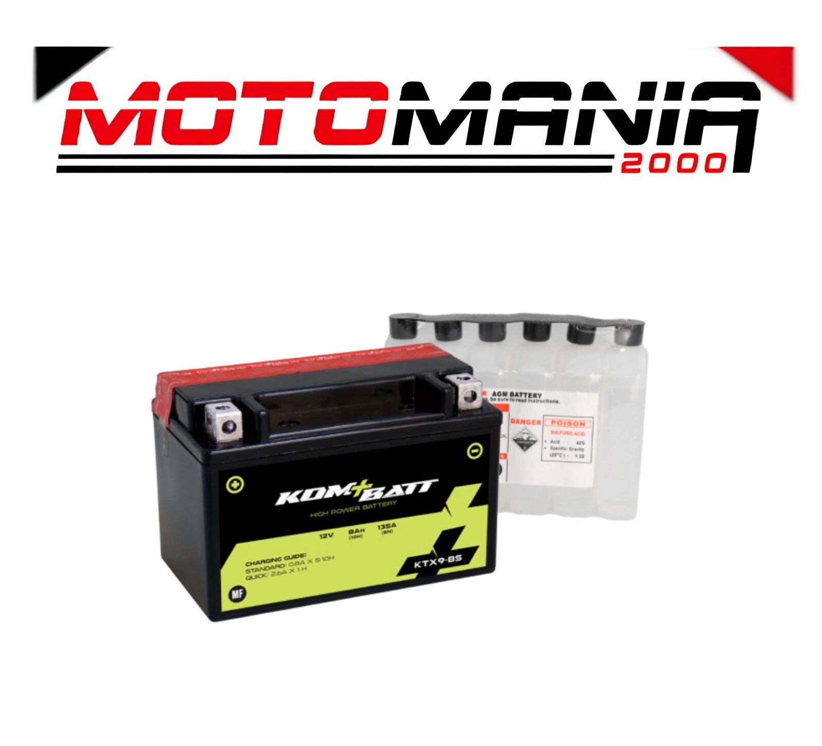 246611070  BATTERIA KOMBATT MF KTX9-BS YAMAHA X-MAX 250  *