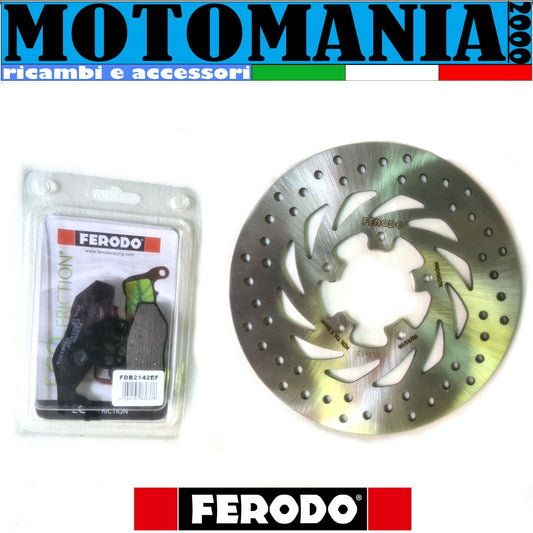 DISCO FRENO FERODO + PASTIGLIE FRENO ANTERIORI FERODO PER SR VARIANT RUNNER