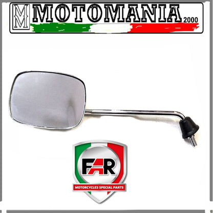CHROME LEFT REARVIEW MIRROR FOR PIAGGIO BEVERLY 250-300-400 TOURER-FAR