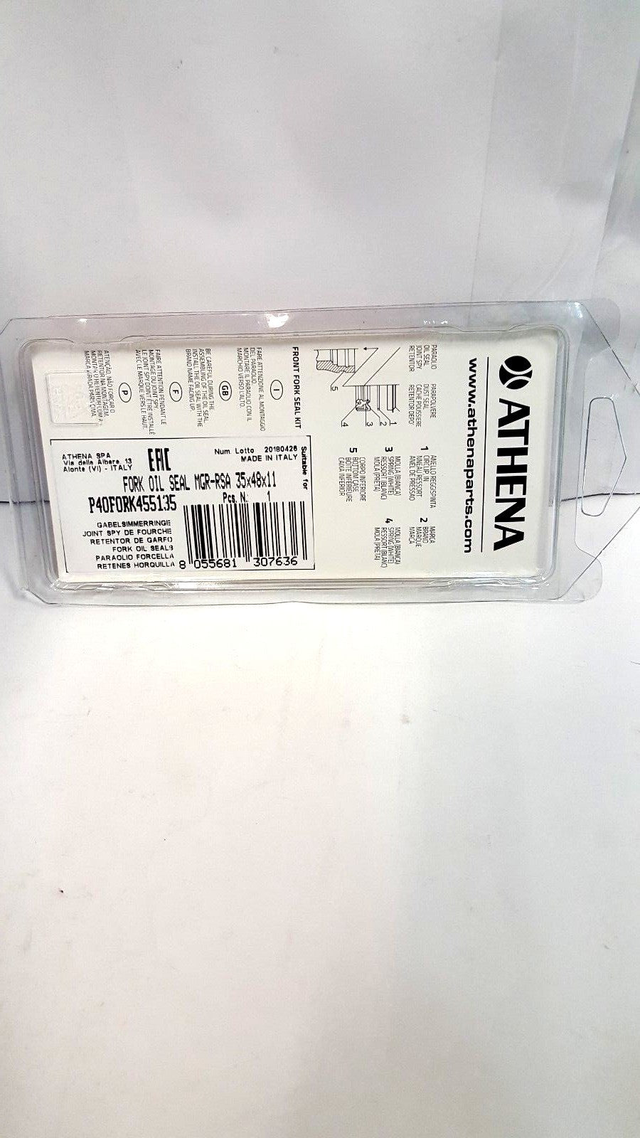 P40FORK455135 KIT PARAOLI FORCELLA 36X48X9,5SUZUKI RM 400